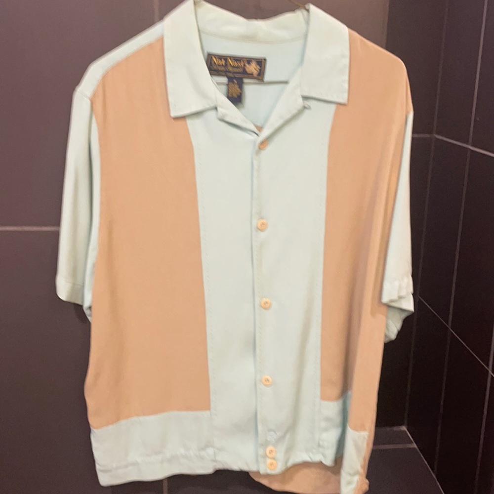 100% silk casual shirt